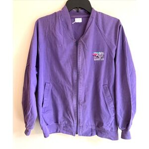 Vintage 93' Kentucky Derby Jacket Coat Sz M Purple USA Made Purple